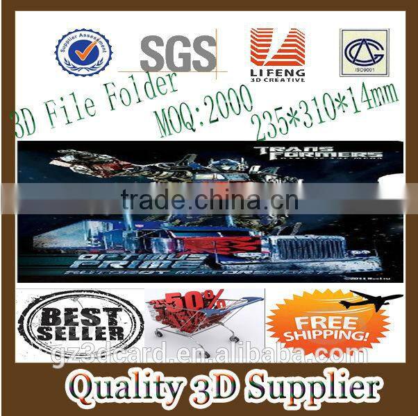 Guangzhou Lifeng promotion cheap 3d file folder