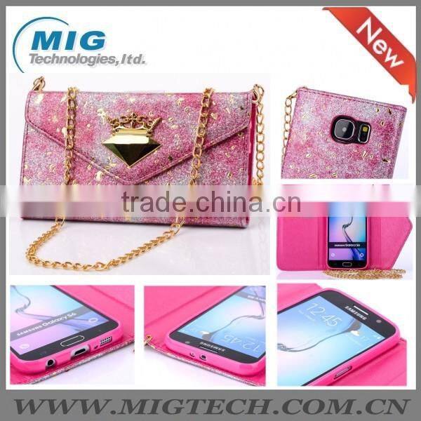 For Samsung galaxy S6 nobility PU leather case handbag styles Cell phone case, For Samsung S6 or For Samsung S6 edge