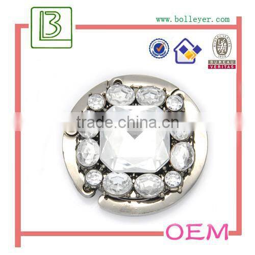 crystal folding purse bag hook purse hanger metal gift