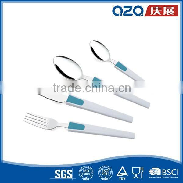 Comfortable feel anti-scald dinner flatware sets simple style forks spoons