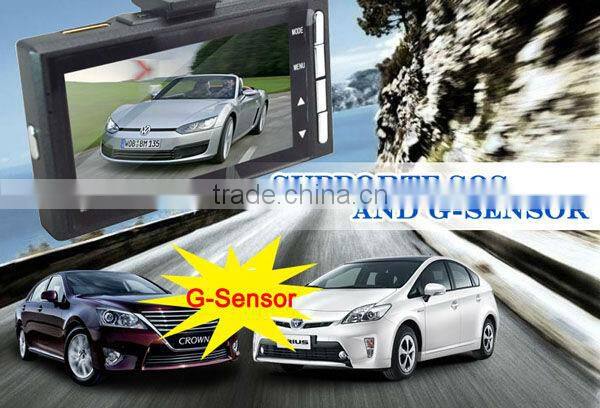 Newest High resolution+GPS+G-Sensor+WDR function wired mini digital car dvr