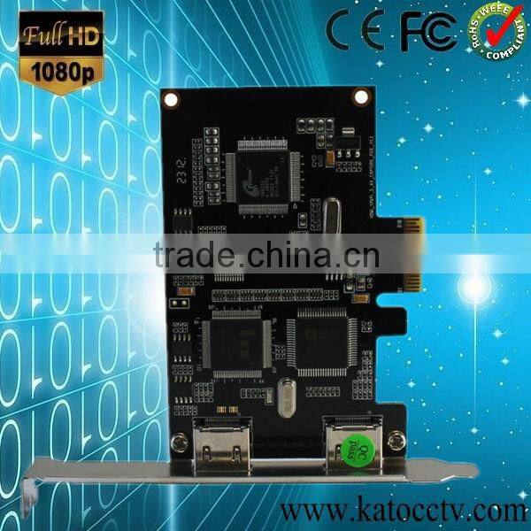 4ch hdmi capture card 1080p PCI-e SDI DVI HDMI Ypbpr VGA Video Capture Device