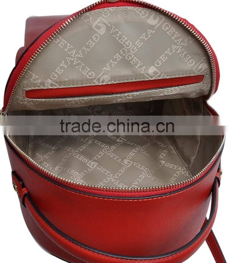high quality leather backpack bag women with best choice