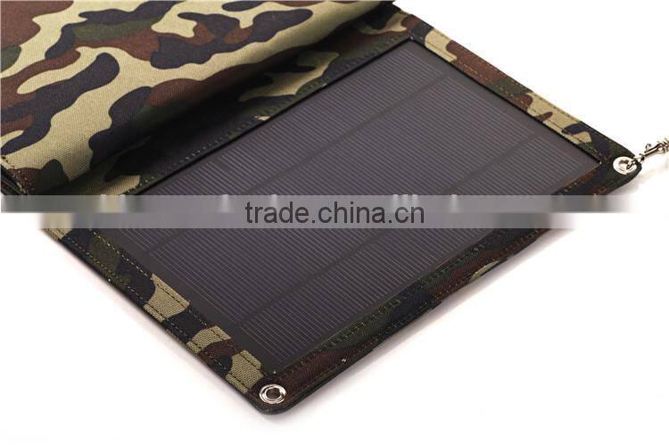 8W Solar panel battery charger 6V outdoor Universal Emergency solar charger for iphon ipad camera