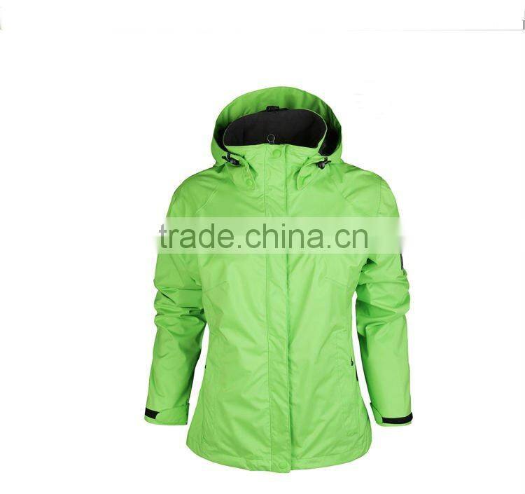 2013 fashion ladies' waterproof lightweight jacket outdoor jacket with hood
