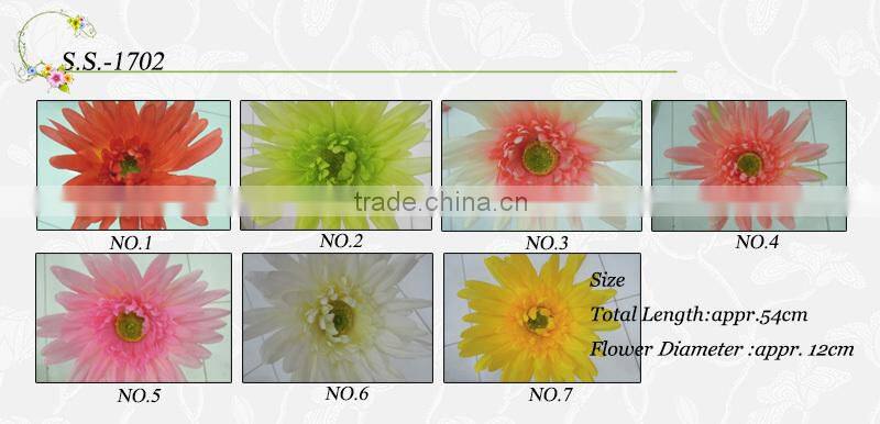 high quality silk chrysanthemum flower for funeral