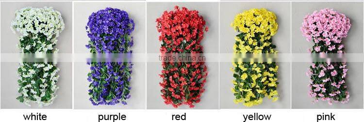 Wholesale purple silk violet flower for wedding