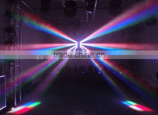 8x10w rgbw led moving head beam light XY unlimited rotating