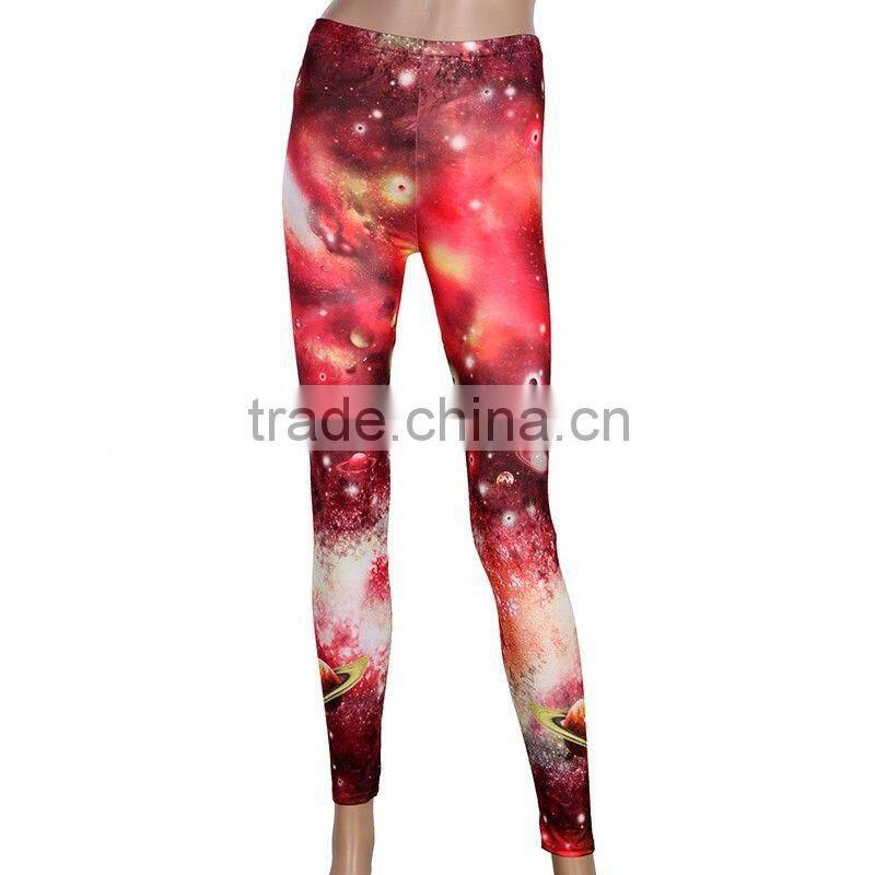Digital Sublimation Printed Leggings, Custom Design Top Quality Fourway Lycra Fabric