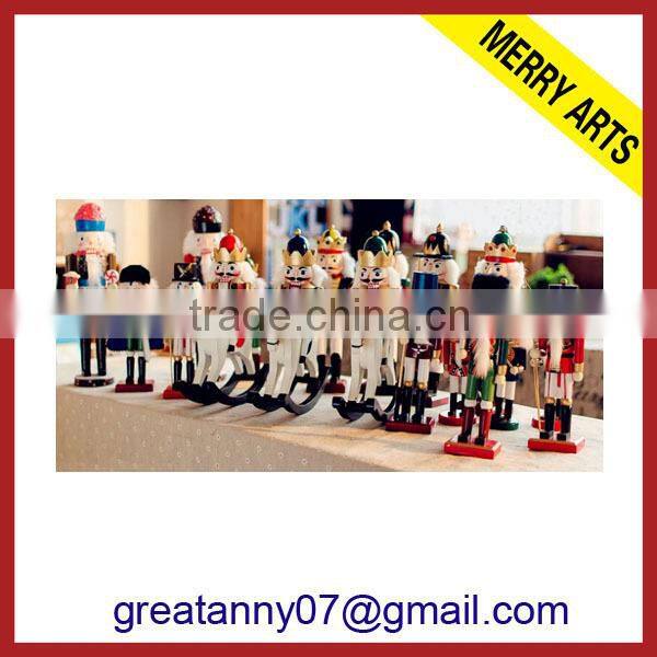 21" Hollywood Multi-Colored Stacked Soldier Decorative Christmas Nutcracker