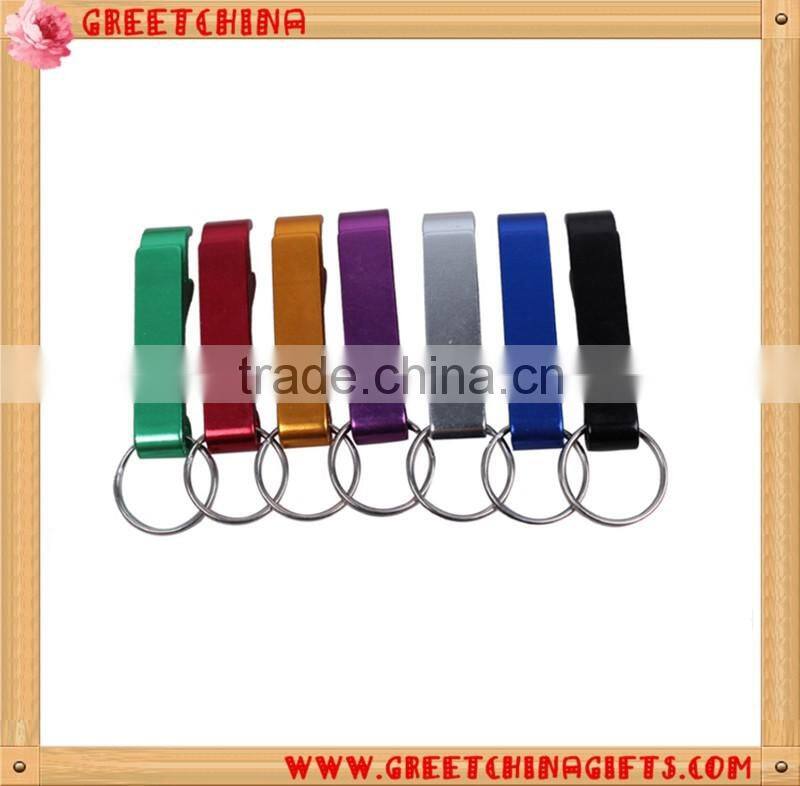 Creative custom shaped metal bottle opener key rings keychains