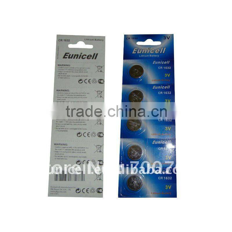 (Eunicell) CR1632 CR1632 micro coin cell battery with pins