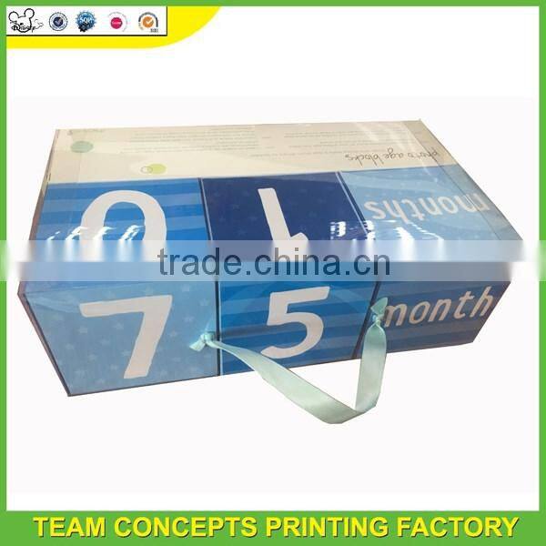 Cardboard Baby Photo Age Prop Blocks