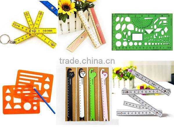 2016 promotional customer oem 15cm/6inch straight wooden ruler