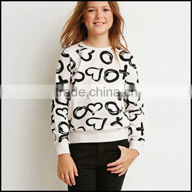 Fashion design long sleeve kids animal sweatshirts toddlers with low prices made in China