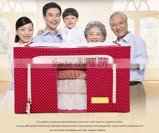 Good quality large capacity storage bag with four steel support