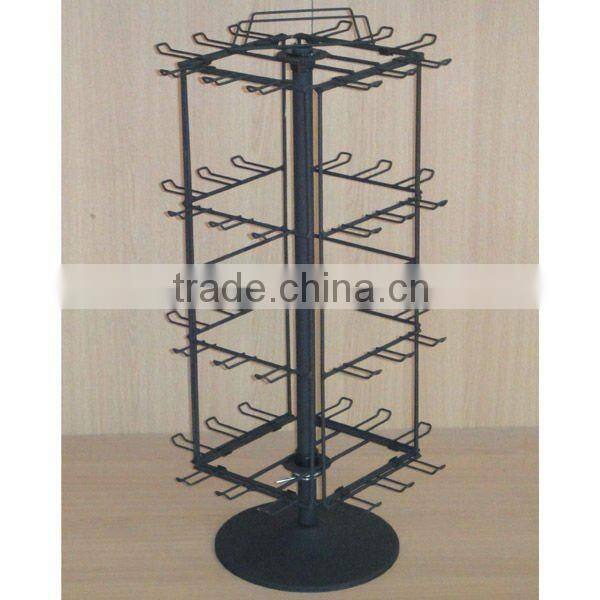 universal four sides spinning counter display rack manufacturer from china
