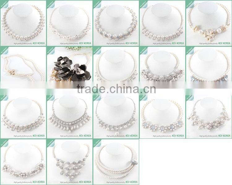 KR-560 luxury rhinestone jewelry necklace for ladies