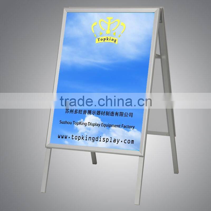 Outdoor Foldable double sided A frame advertising board, advertising sign