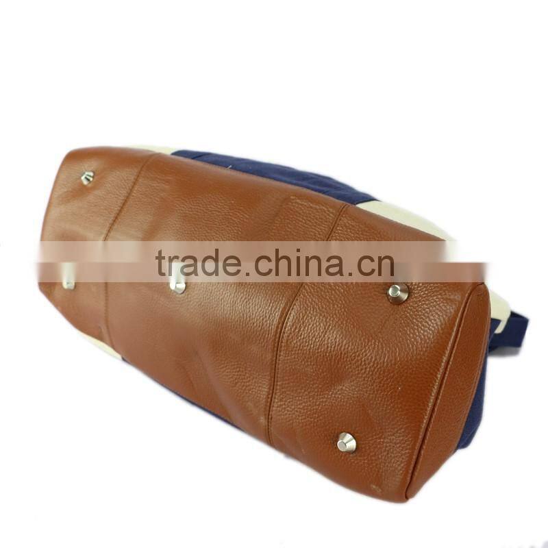 2016 hot sell travel bag customized simple design bag large capacity canvas bag