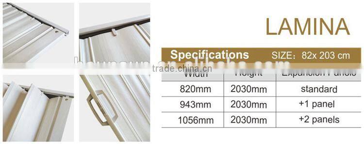 UK/Germany Europe Popular PVC Folding Doors