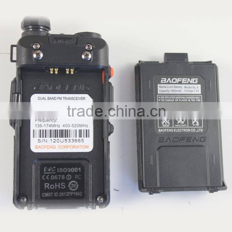 BaoFeng UV-5R 136-174/400-520MHz Dual-Band DTMF CTCSS DCS FM ham 2way radio