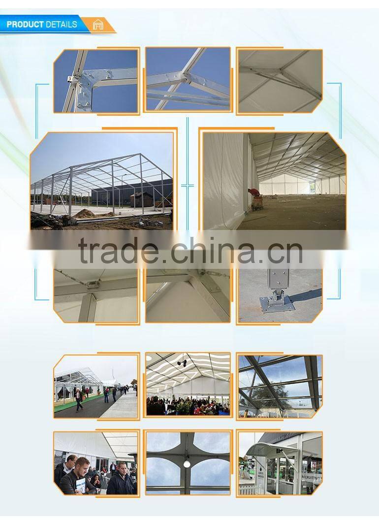 Exhibiton tents with glass windows and glass walls for outdoor activity