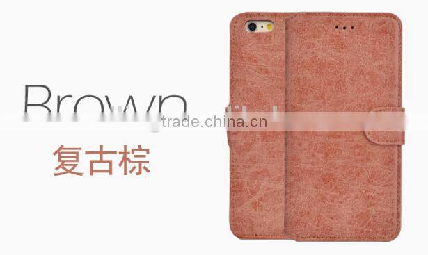 Factory Wholesale Retro Matt Polished Leather Case For iPhone 5/5s