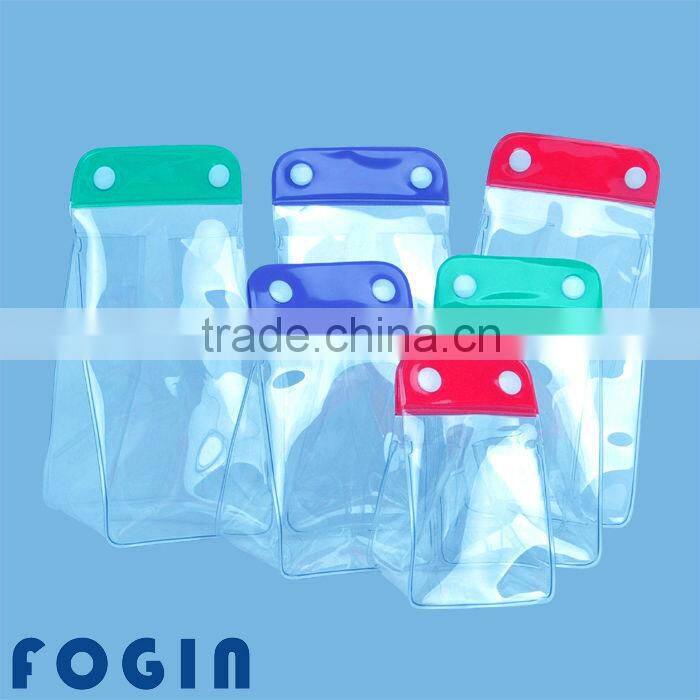 Beauty pvc kit bag with handle and zipper closure for cosmetic packaging