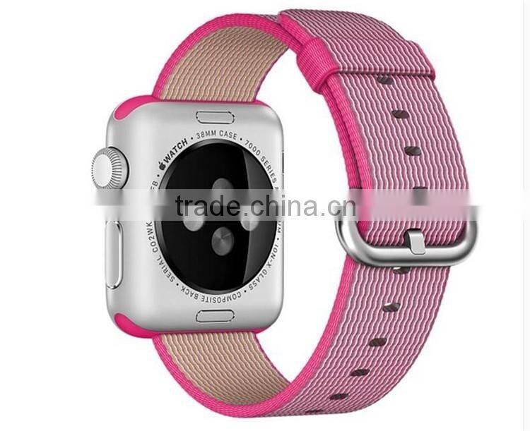 Original 1:1 38mm 42mm Nylon Watch Band with Steel Buckle For Apple Watch Woven Nylon Watch band with adapter