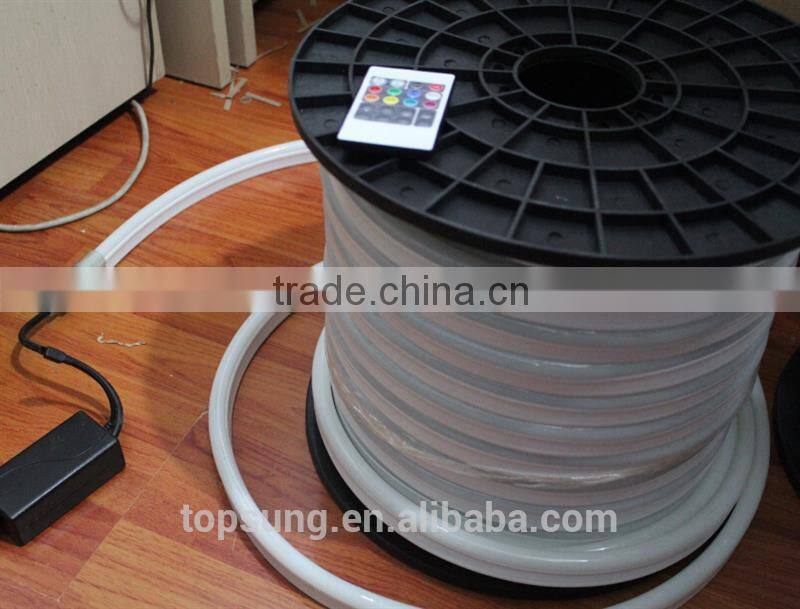 Pretty 230v flat led rgb flexible neon light 24v