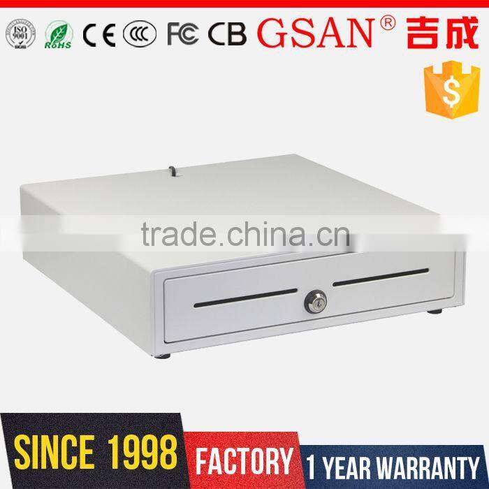 GS-405A GSAN 2016 new product 4 bills 8 coins RJ11 metal POS cash drawer