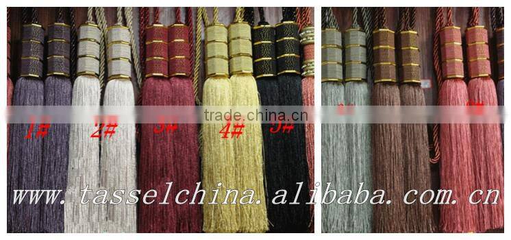 Hot sell decorative cord tieback tassel made in china