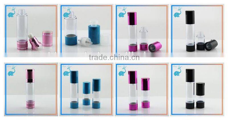 Airless Round Pump Container Bottles And Packaging Cosmetic airless bottle cosmetic container
