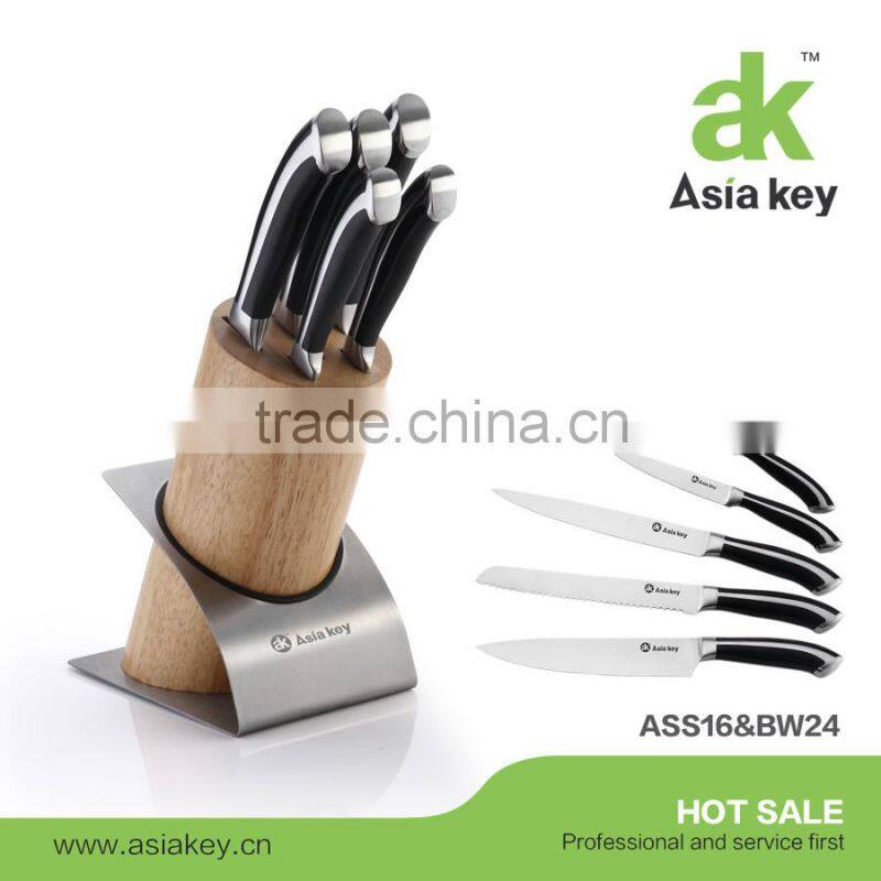 New coming handle 7 pcs stainless steel cutlery set knife set