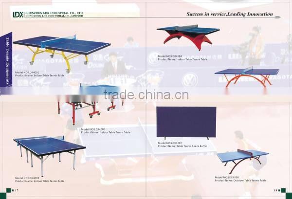 Indoor MDF table ping pong table for training