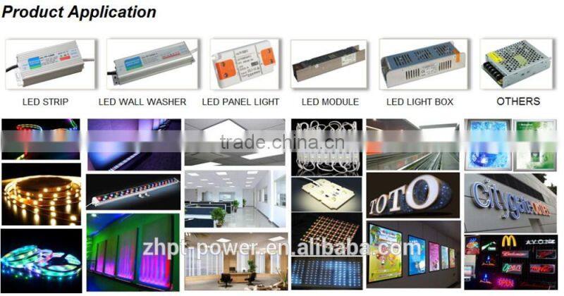 top class PF 0.96 five years warranty waterproof constant voltage led power supply 12v 100w
