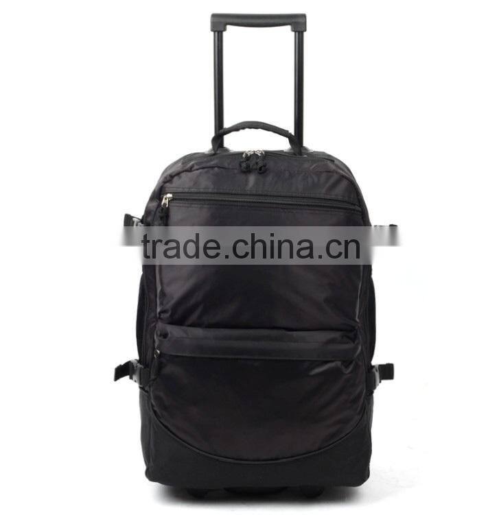 Polyester waterproof trolley travel bag wholesale