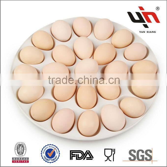 Durable Porcelain Egg Plate