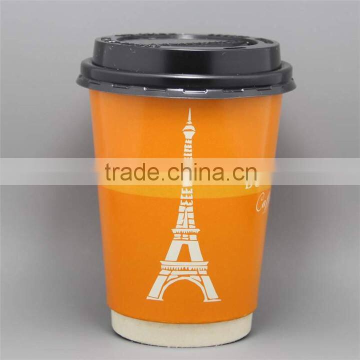 Doule wall paper coffee cups for chain shops