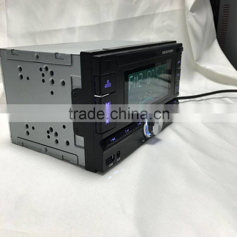 universal 2din double din car stereo cassette audio mp3 music player with bluetooth usb,sd,aux-in