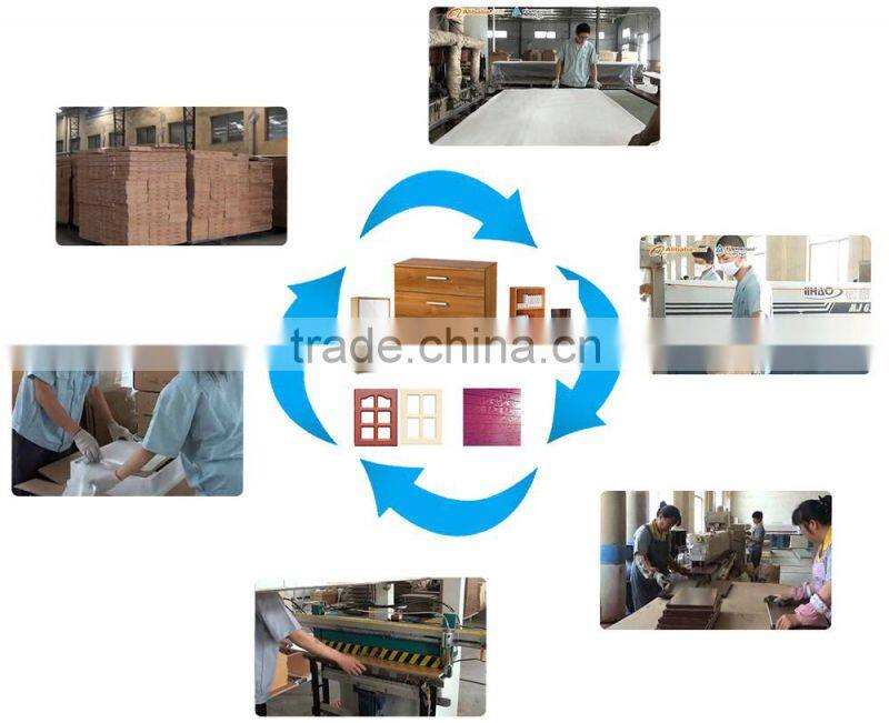 wooden grain melmained MDF board Modern large simple cheap dressing table