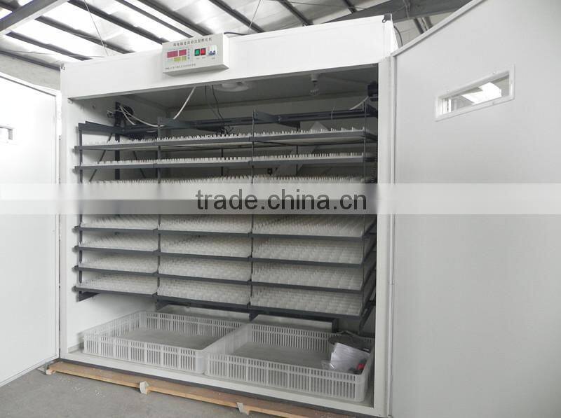 High performance 440 chicken eggs fully automatic incubator with CE supported