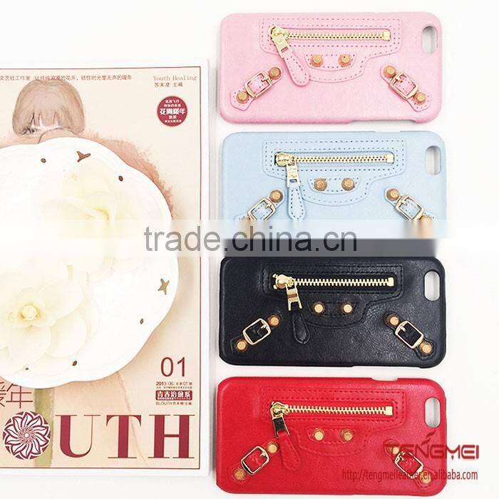 stylish phone cover for iphone 6 plus classical revet for iphone 6 plus case