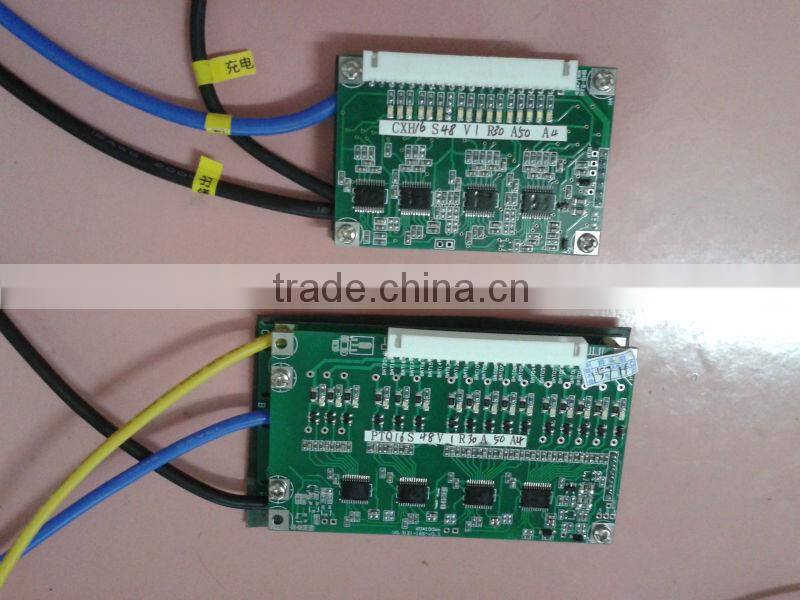 12s 36v 120A BMS PCM for lifepo4 battery packs peak current normal 150% Circuit protection board
