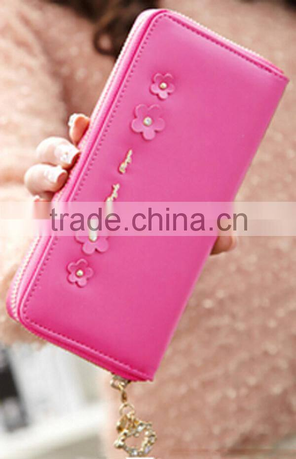 China suppier wholesale soft cheap bags korean flower print candy colur purse bags