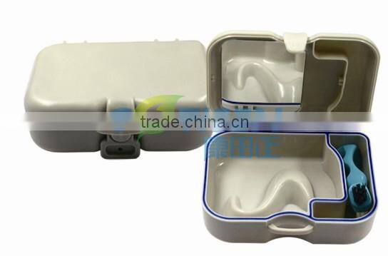 hot sale denture boxes with mirror/retainer boxes with mirror,two kinds