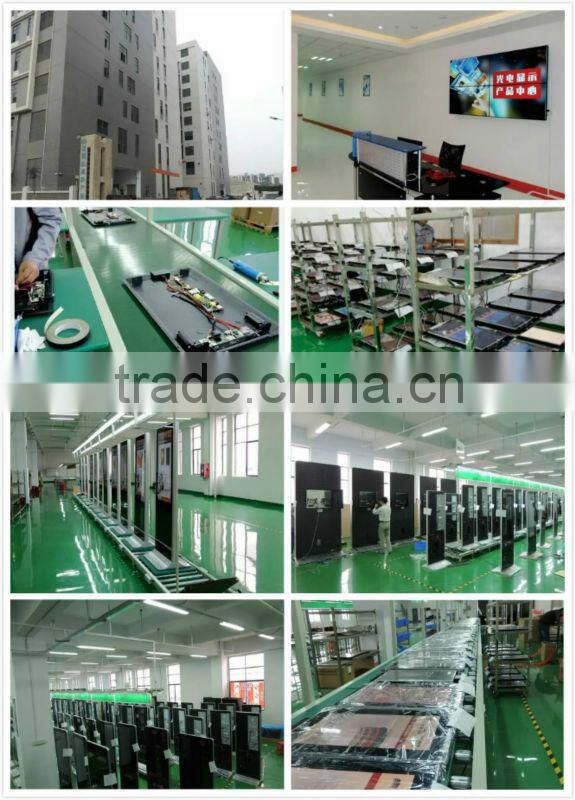 42inch Floor Stand Digital Interactive Signage with 90 degree rotation ability