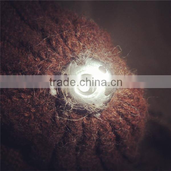 2016/2017 High Quality Winter Knitted Colorful Wool Beanie Hats with Raccoon Fur Pom poms