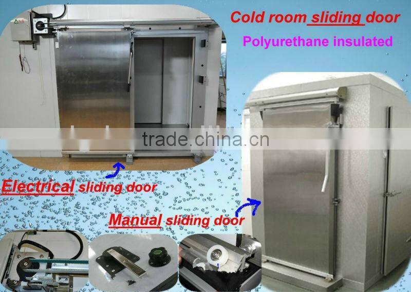 Cold room hinged door with embossed aluminum material